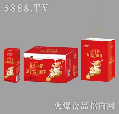一特樂(lè)花生牛奶復(fù)合蛋白飲料（箱）