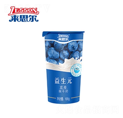 來思爾益生元藍(lán)莓味酸牛奶（杯裝）